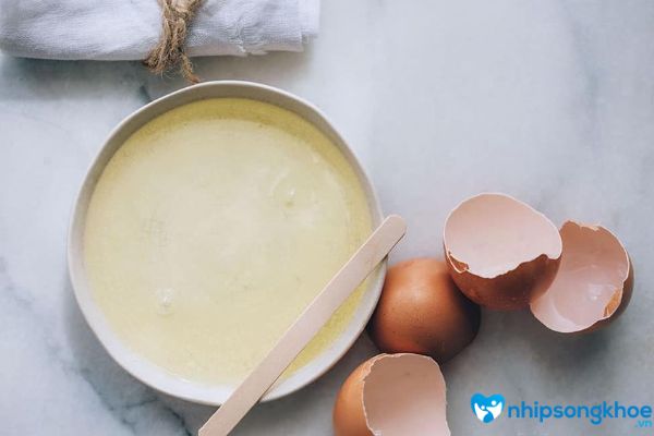 Lòng trắng trứng giúp trị sẹo rỗ làm đẹp da hiệu quả tại nhà